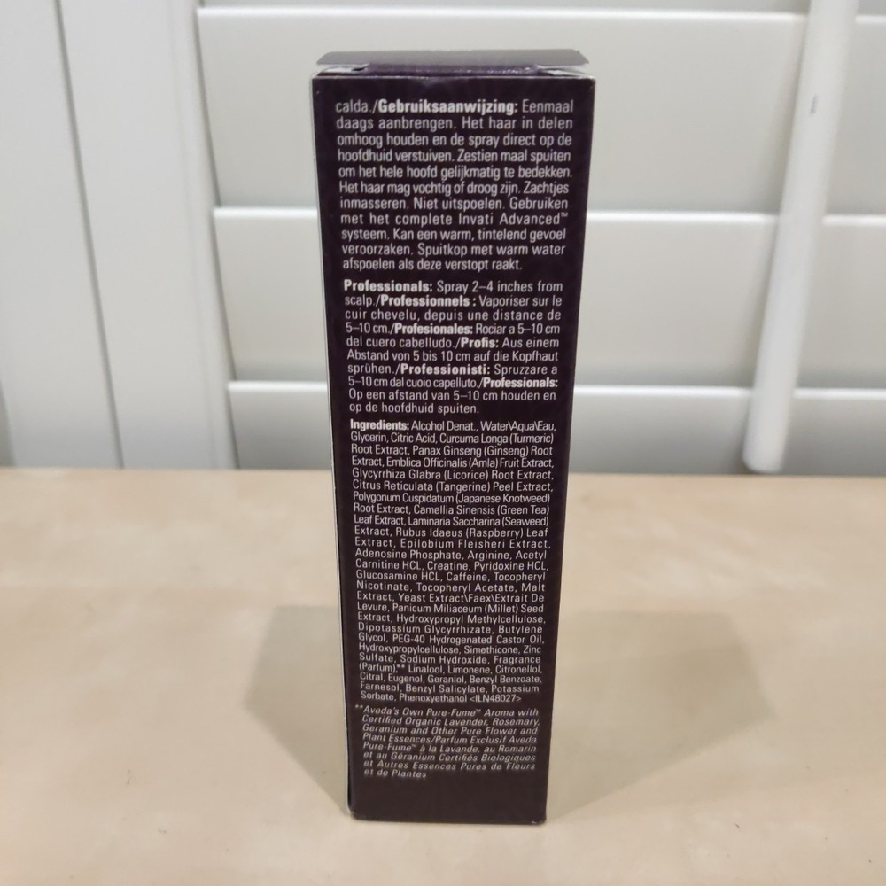 Aveda Invati Advanced Scalp Revitalizer 5 Oz 150 mL Full Size NEW - Picture 3 of 4
